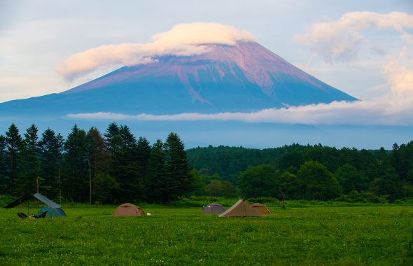 富士山夕焼け