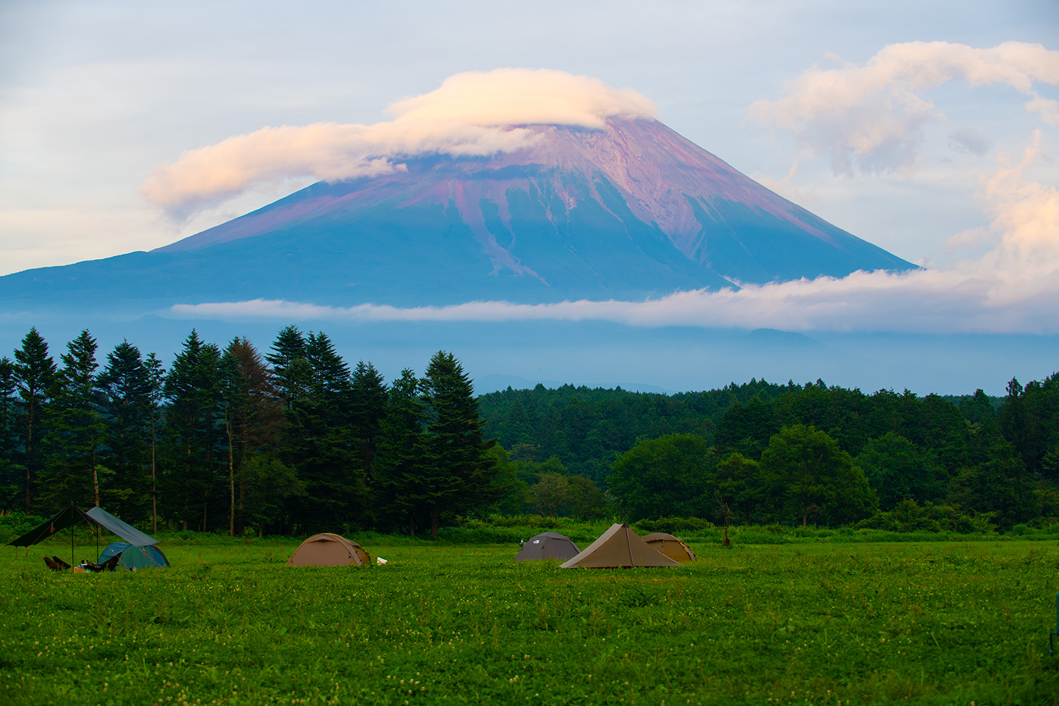 富士山夕焼け