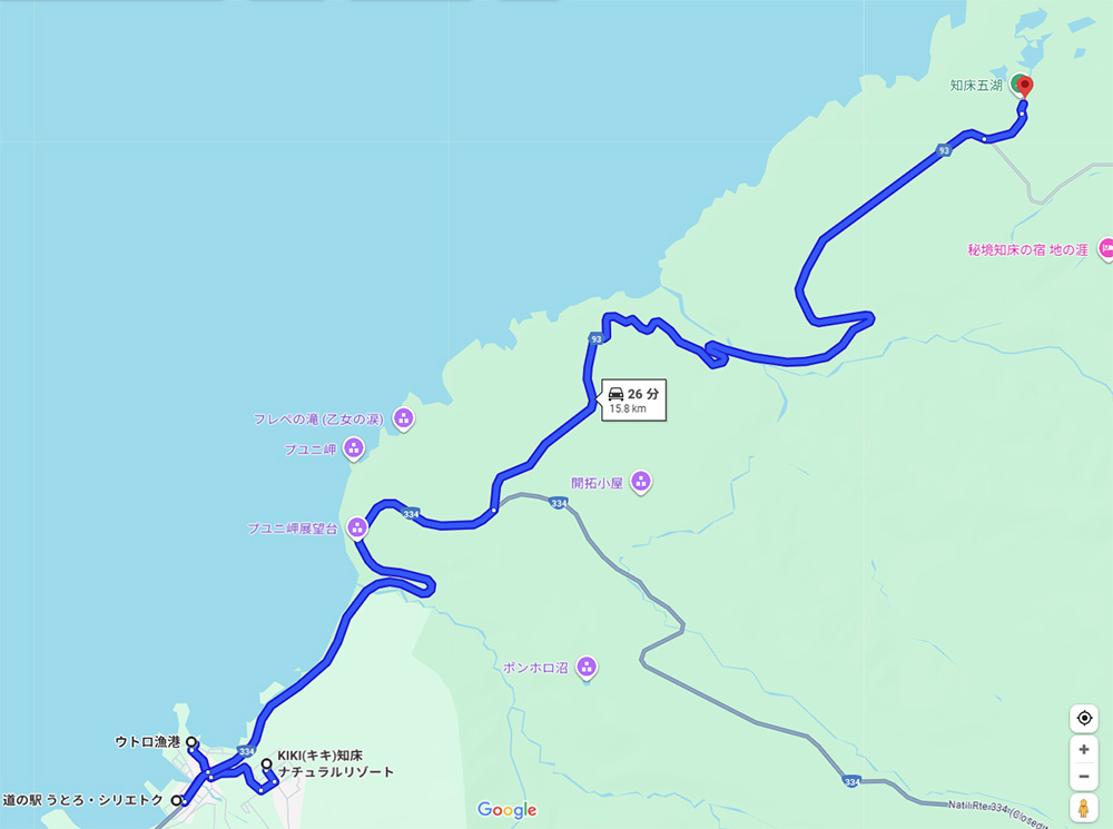 知床マップ
