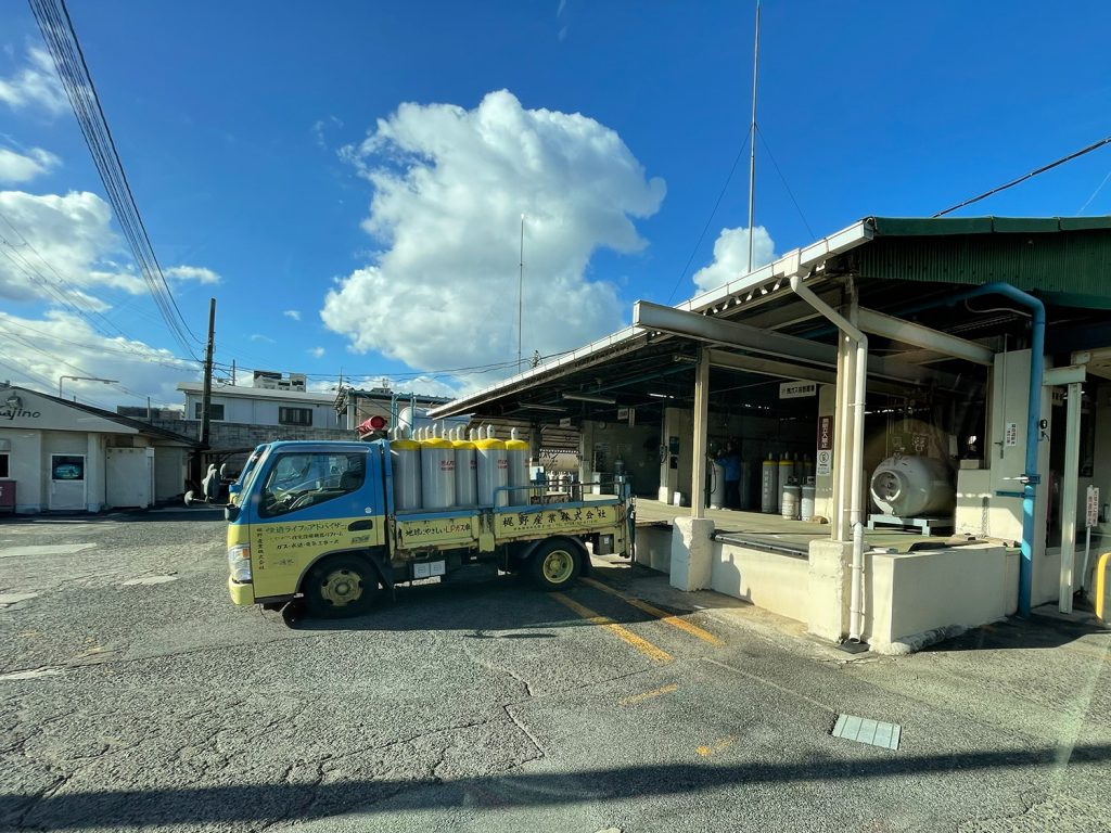 プロパンガス充填