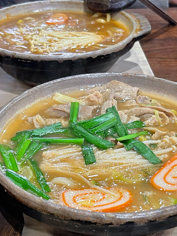 もつ煮込みうどん